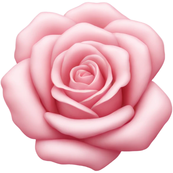Make a rose in pastel pink colour emoji