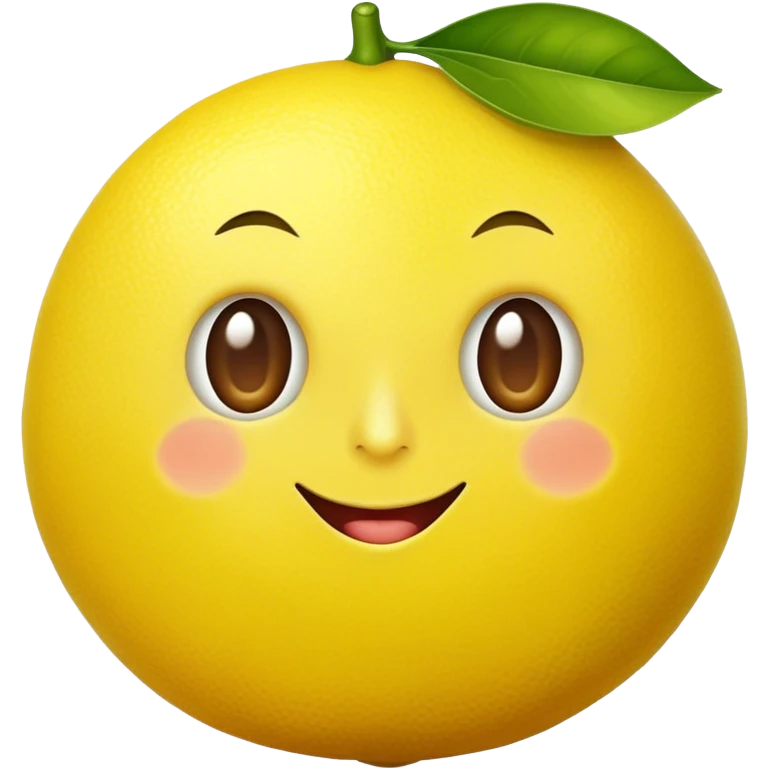 Lemon with nipples emoji
