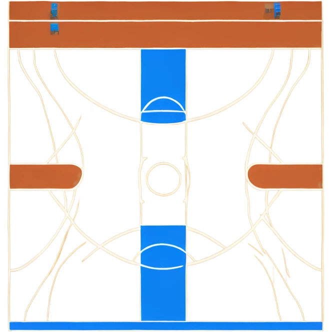 Basketball court emoji