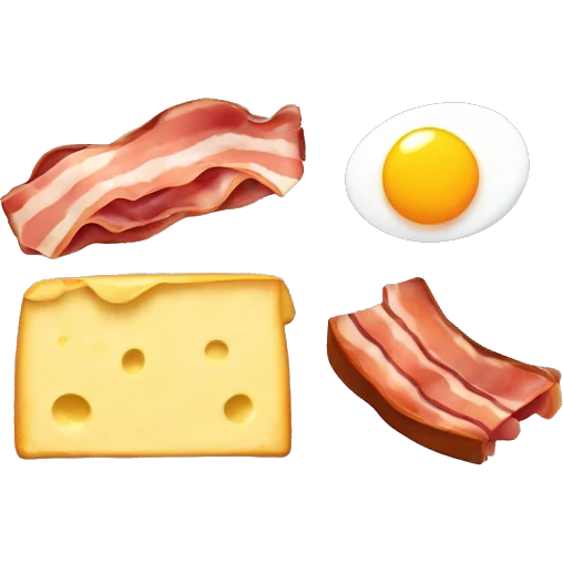 Bacon, egg, and cheese emoji