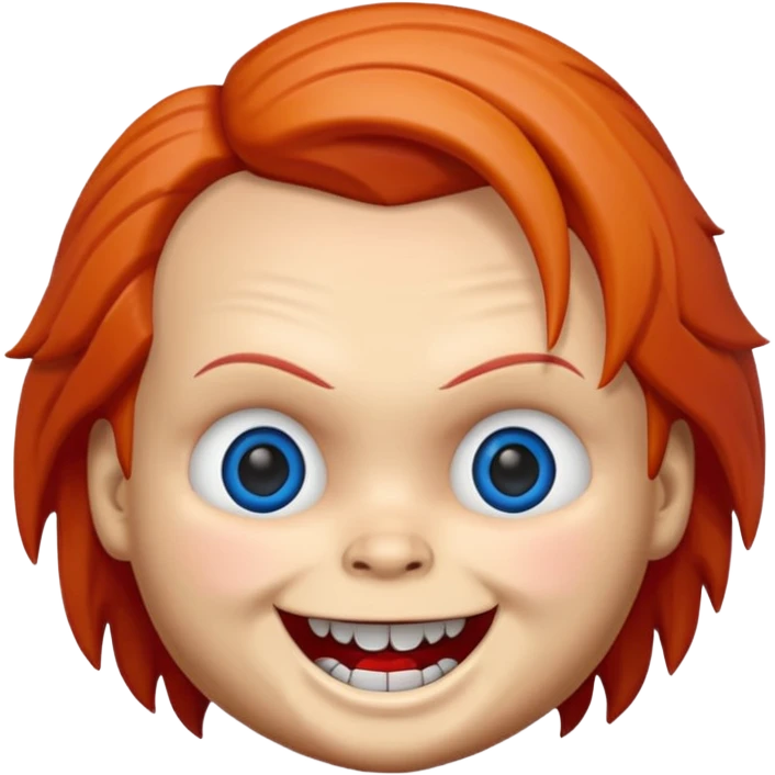 Un emojin de chuky emoji