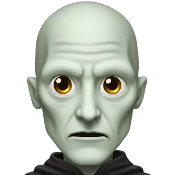 voldemort with nose emoji