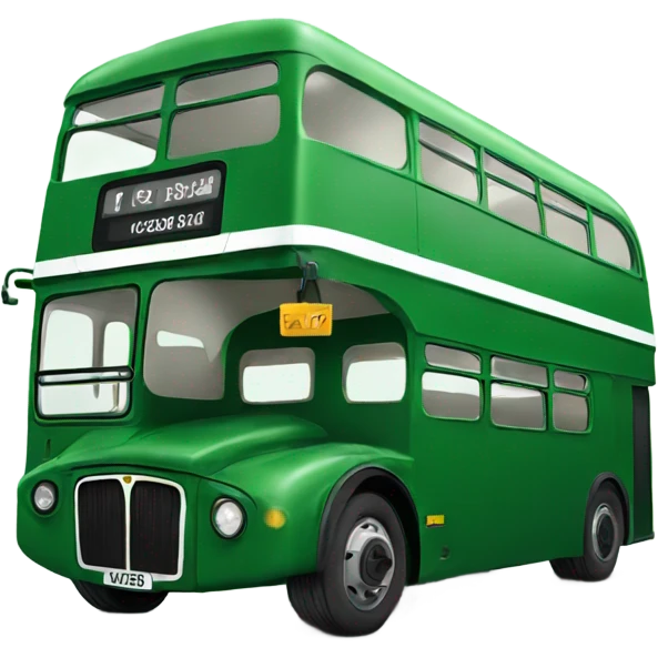 Green London bus  emoji