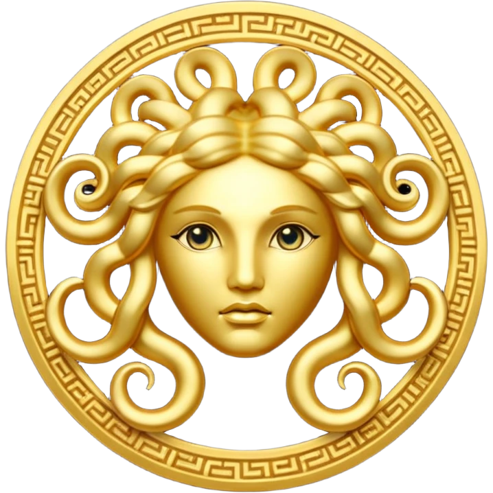 Medusa Versace logo emoji
