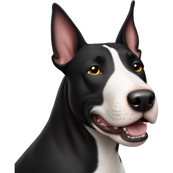 black bull terrier emoji