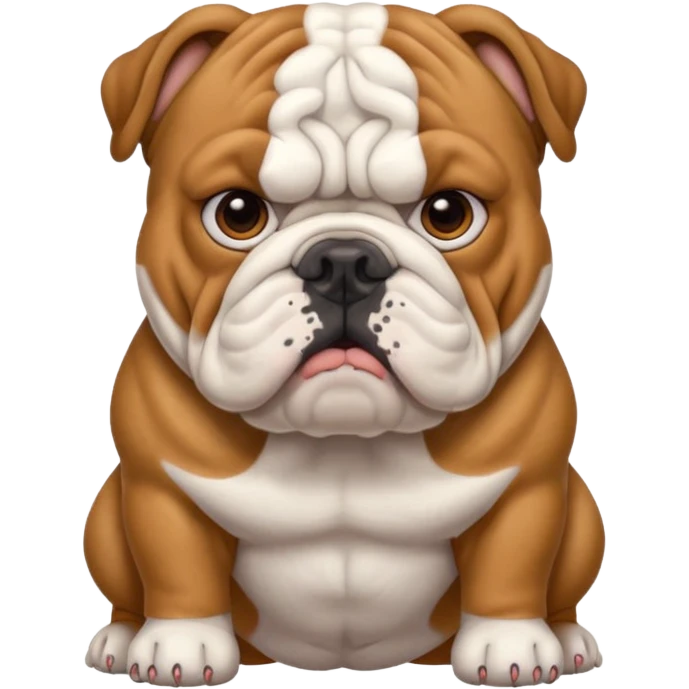 English bulldog  emoji