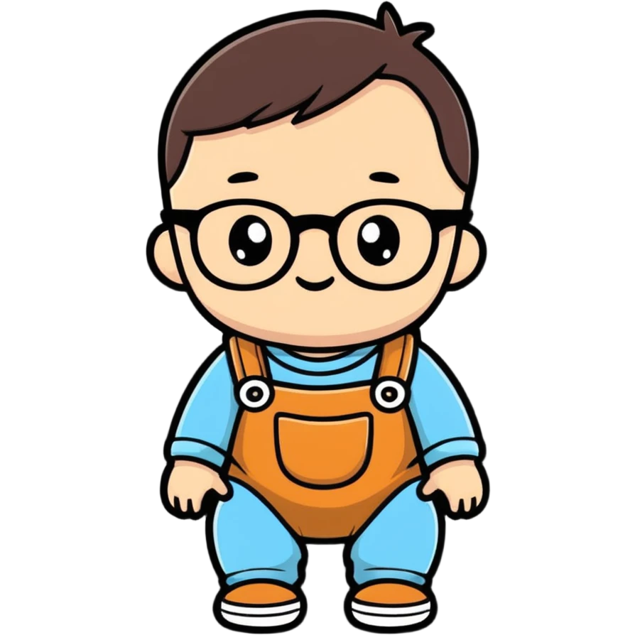 Smart baby emoji