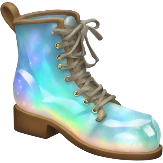 opal Crystal boot emoji
