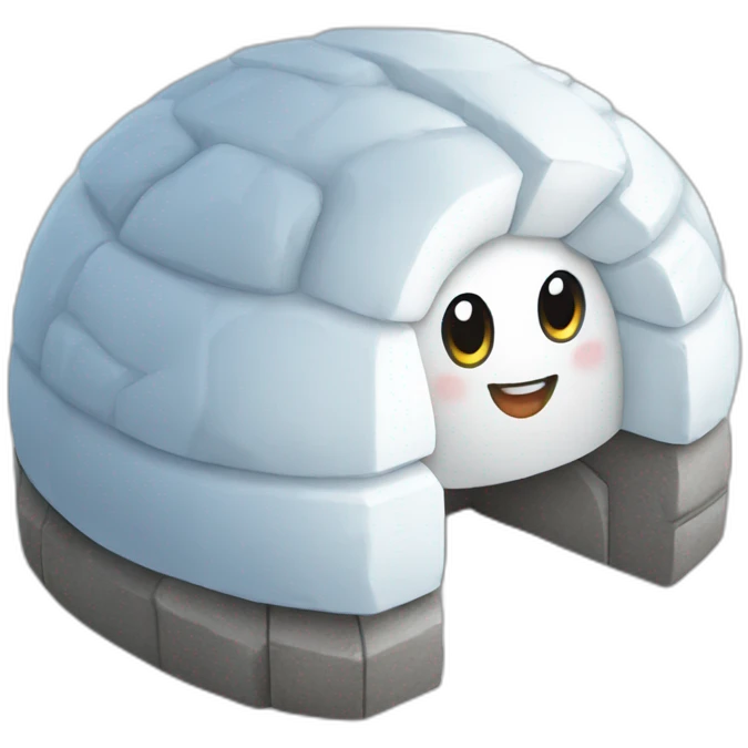 igloo hands shake emoji