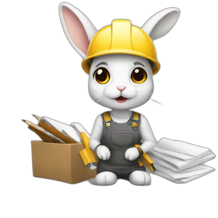 Architect Rabbit Girl emoji