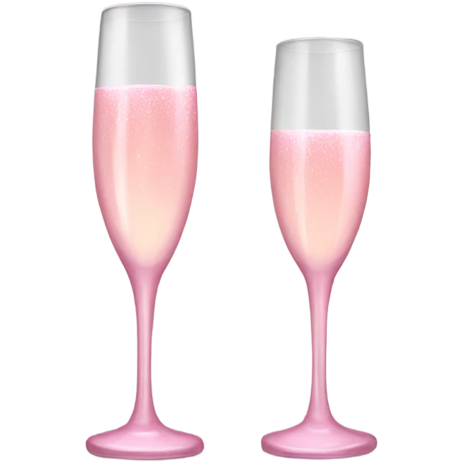 pink champagne flute emoji