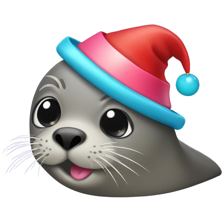 seal with party hat emoji
