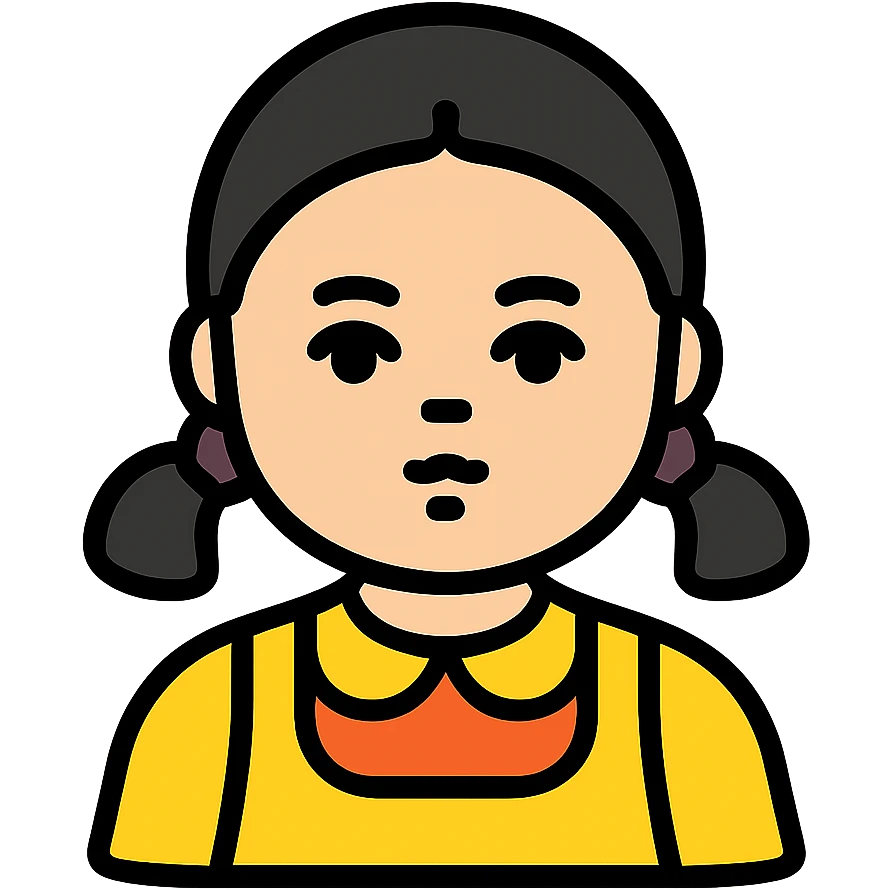Yongyi doll from Squid Game emoji