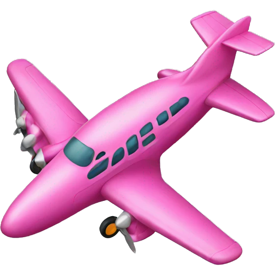 Pink plane  emoji