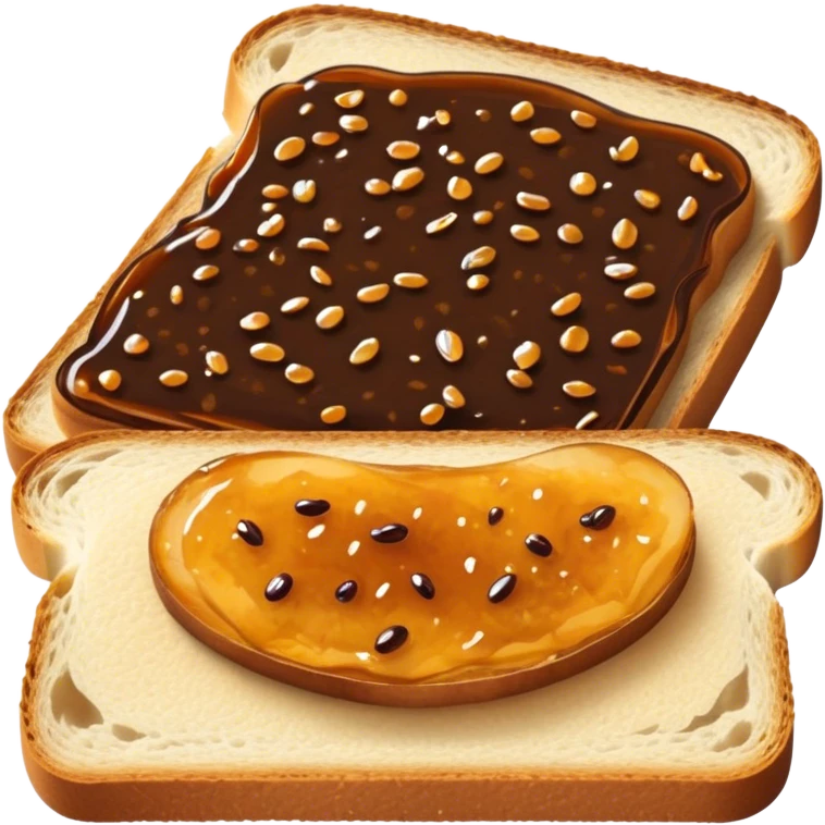 slice of bread with a spread of vegemite emoji