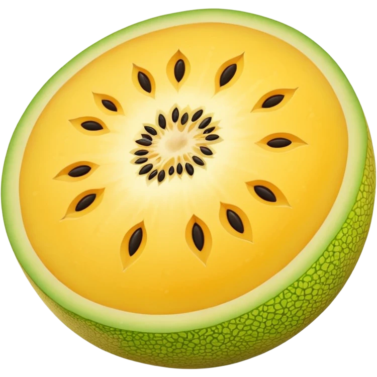 yellow melon emoji