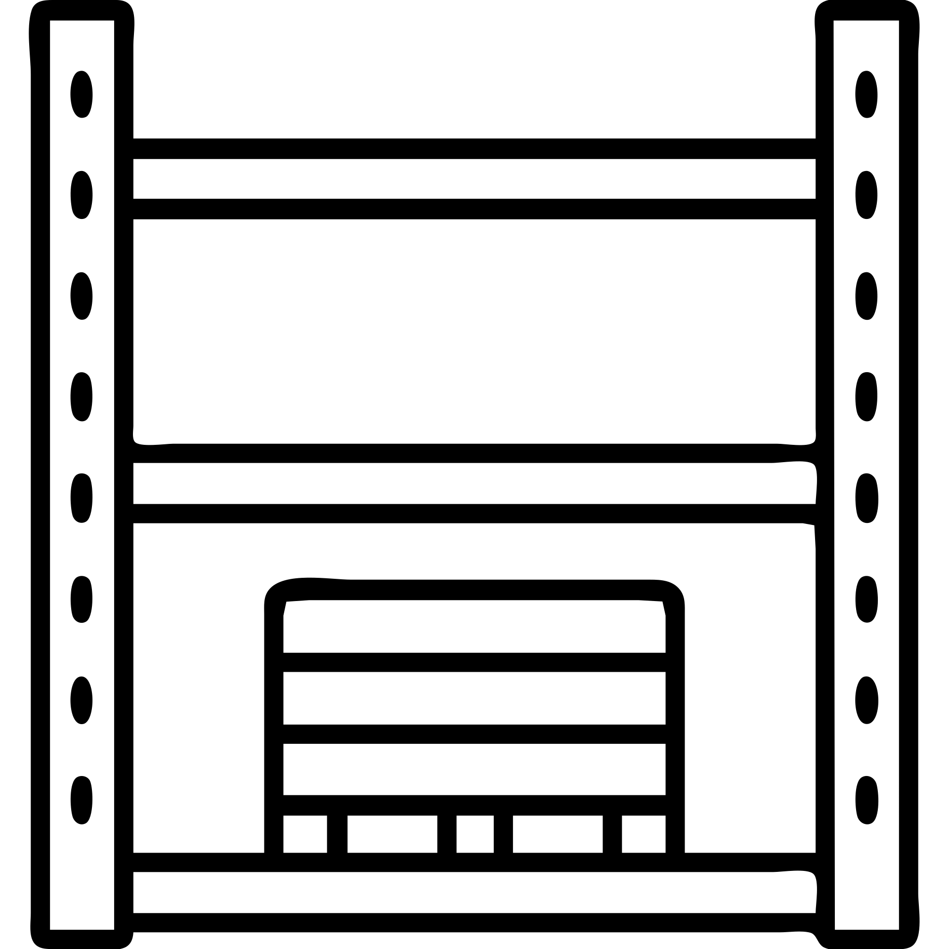 industrial pallet rack, white and black, minimalistic emoji