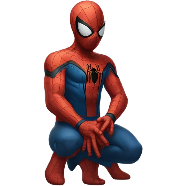 Spider-Man praying to God emoji