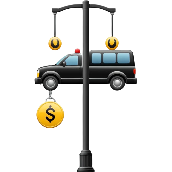 towing street  icon on ploe emoji