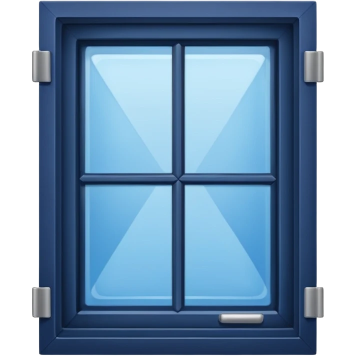 Window with navy handle emoji