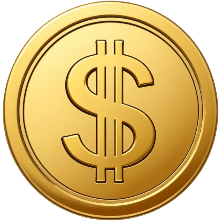coin with dollar sign emoji