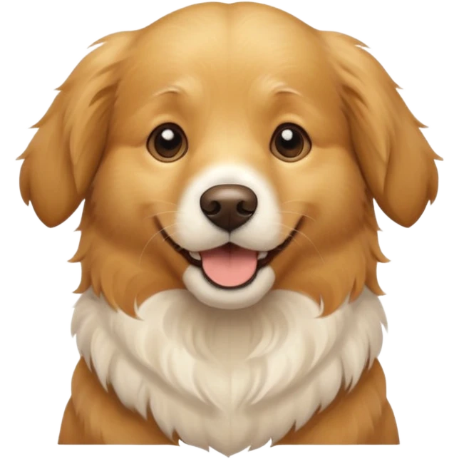 A dog emoji