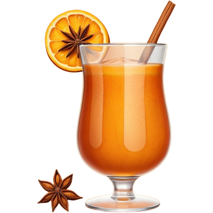Pumpkin spice cocktail emoji