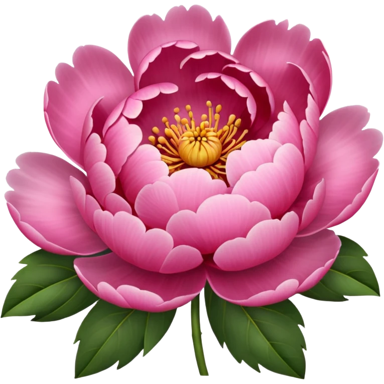 Peony emoji