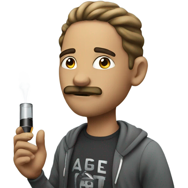 A vape emoji