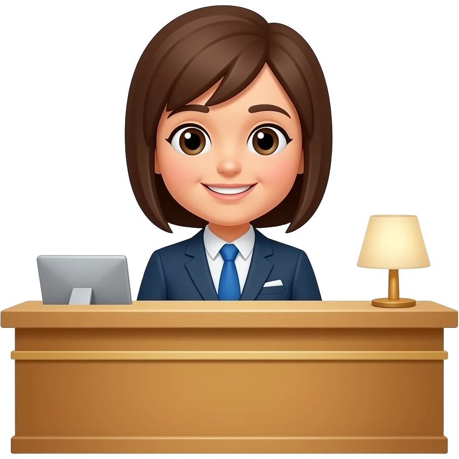 persona de recepción de hotel emoji