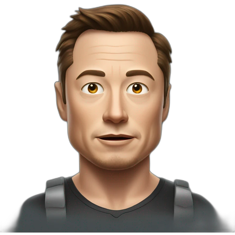 Elon Musk Muscle emoji