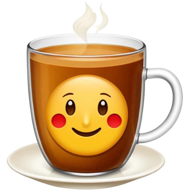  çay ince bardakta emoji