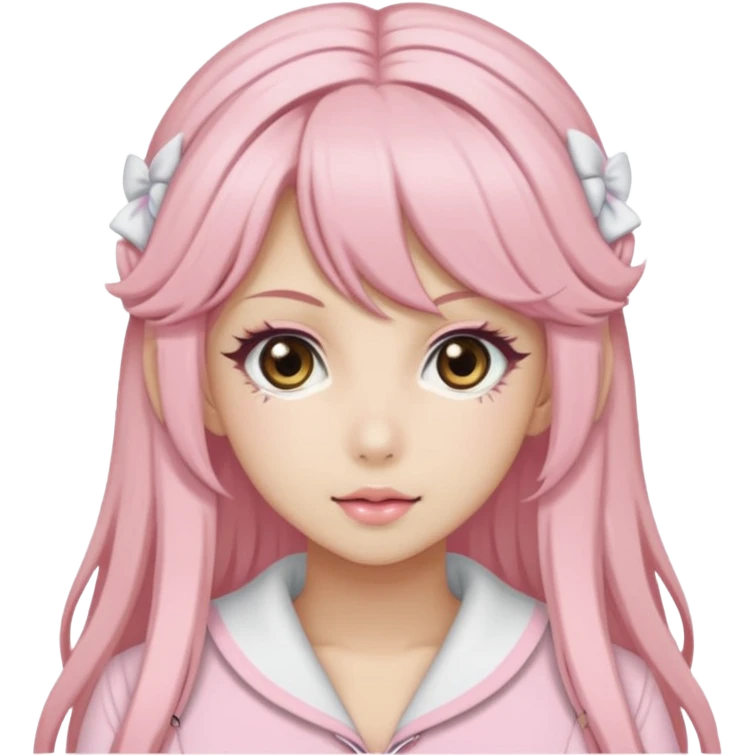 Light Pink Hime Gyaru Girl emoji