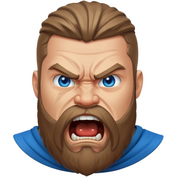 un vichingo che urla emoji