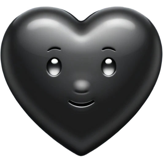 Tellytubby black heart emoji