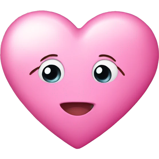 Pink heart emoji