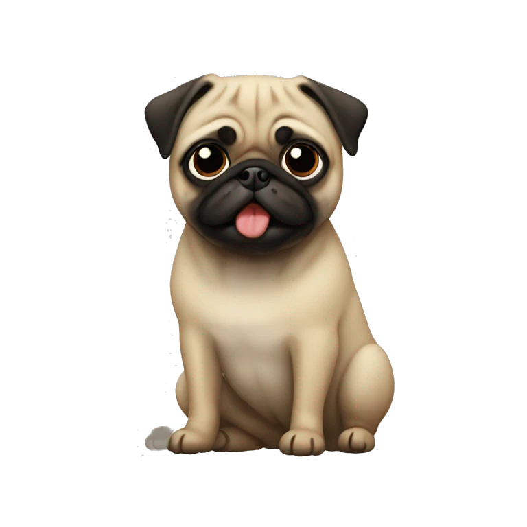 Pug emoji