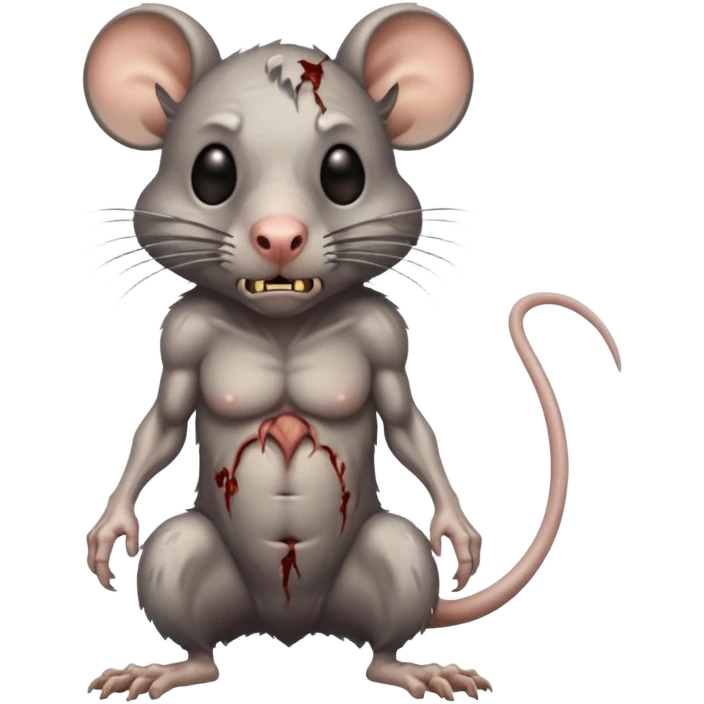 Zombie rat emoji