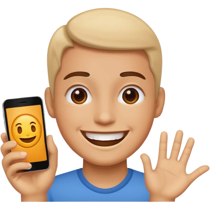 napiš ahoj emoji
