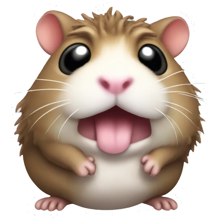 Poop monster hamster emoji