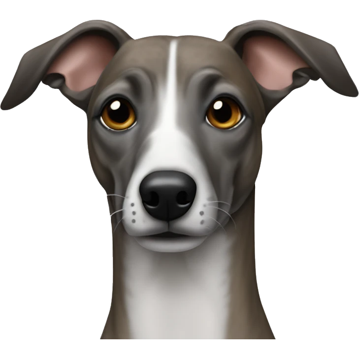 Whippet brindle emoji