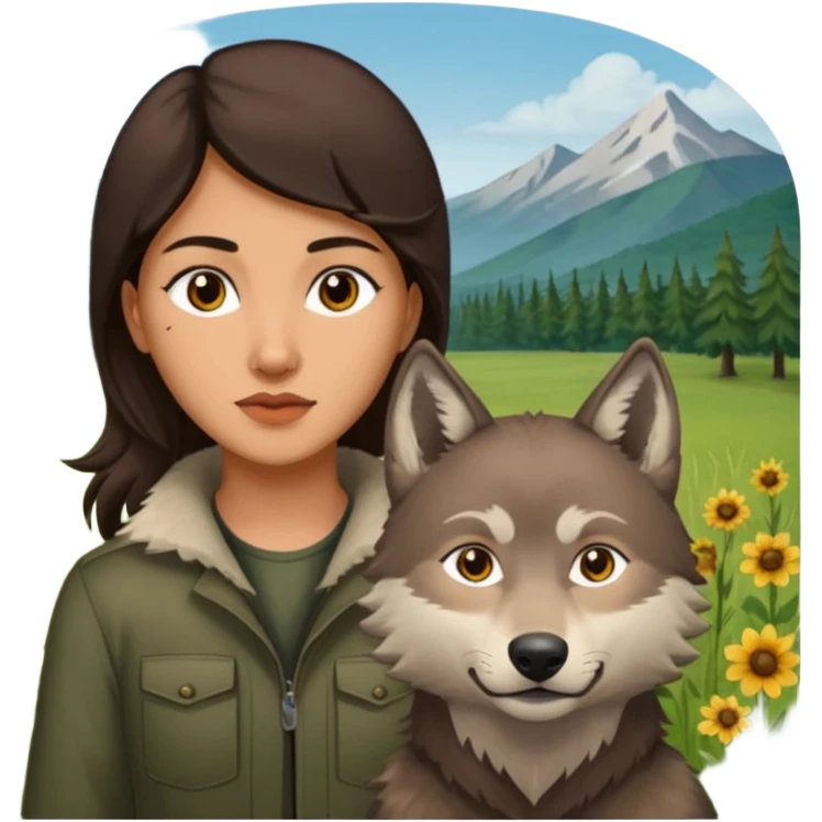 Mach mir chechen mit wolf emoji