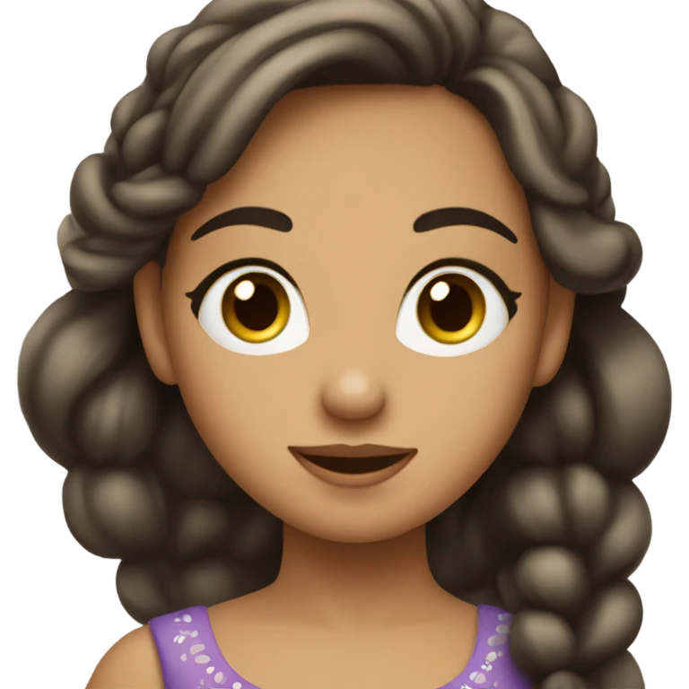 Omish pageant girl who might be a Disney princess and is gluten-free. emoji