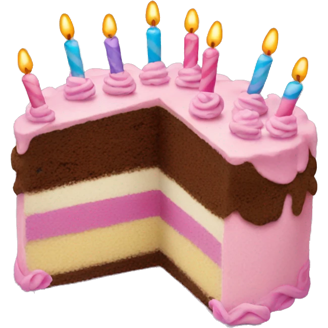 Birthday cake emoji