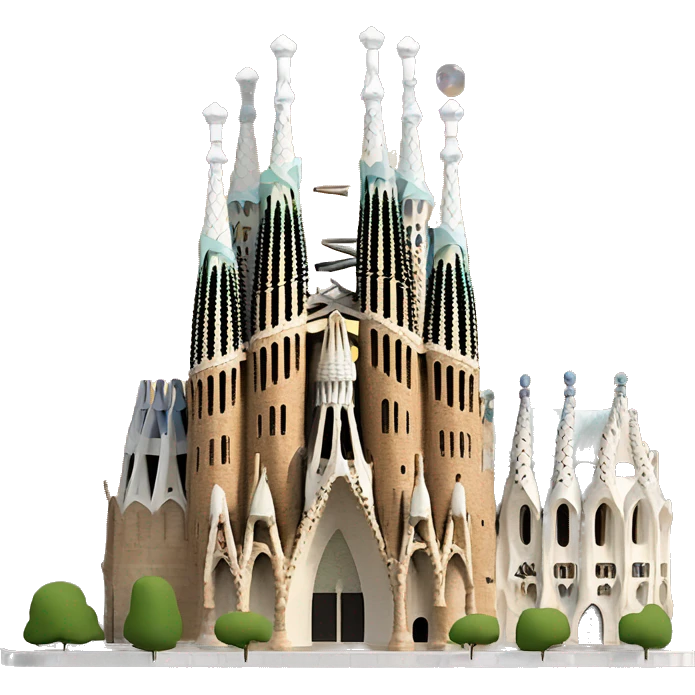 Gaudí’s Sagrada Familia emoji