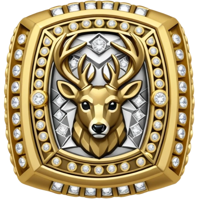 Milwaukee bucks championship ring facing front emoji