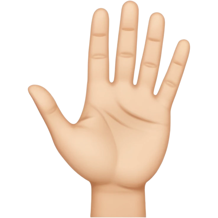 a hand saing no to something emoji