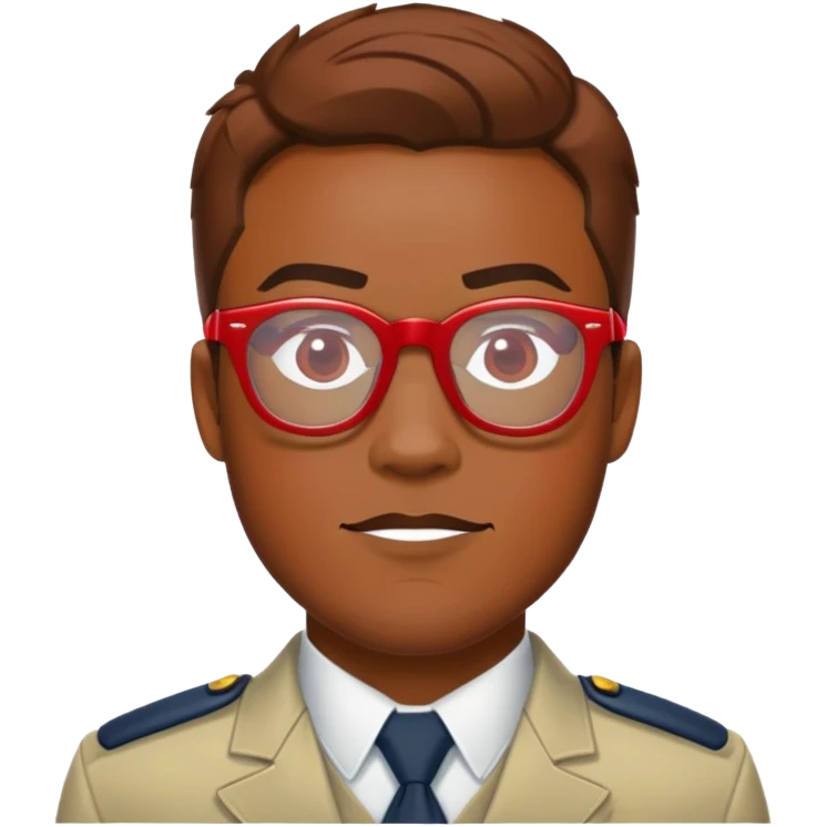 sam wilson, red glasses from  from civil war emoji
