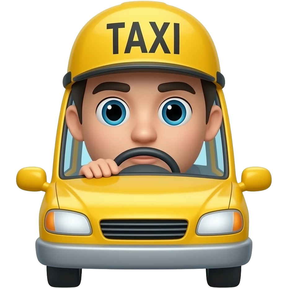 taxi driver emoji