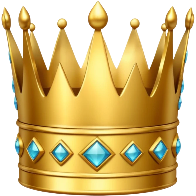 3d crown emoji